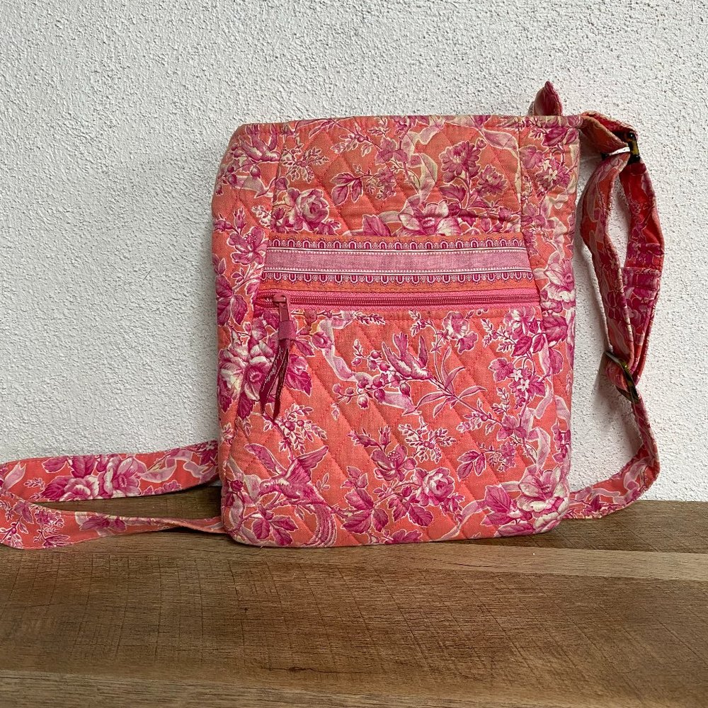 Vera Bradley Hope Toile Hipster Crossbody Bag Purse